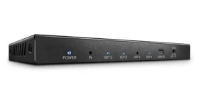 Lindy 4 Port HDMI 18G černá / HDMI splitter / 4K 60Hz / HDCP 2.2 / EDID management (38236)