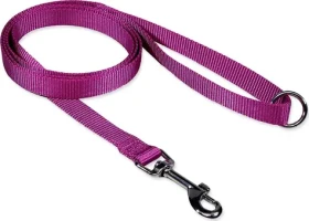 BAF Vodítko nylonové fuchsiová 2x150 cm / Vodítko pro psy / Nylon / Šířka 2 cm / Malý až střední pes (082437)