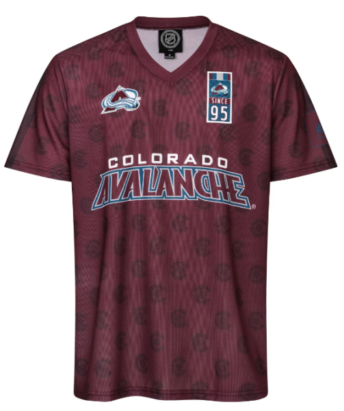 FOCO Pánské Tričko Colorado Avalanche Soccer Style Jersey Velikost: