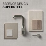 GROHE - Essence Vanová baterie do podlahy, supersteel 23491DC1