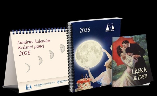 Lunárny kalendár Krásnej panej 2026 (slovensky) - Žofie Kanyzová