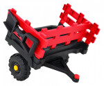 Mamido Dětský elektrický traktor Farmer s vlečkou a lopatou červený