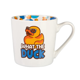 Hrnek s potiskem - What the duck - Albi