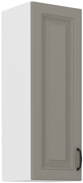 Horní skříňka Stilo 30 G-90 1F Barva korpusu: Bílá, Barva dvířek: Clay Grey