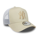New Era Pánská kšiltovka New York Yankees MLB 940 League Essential béžová s bílou síťkou