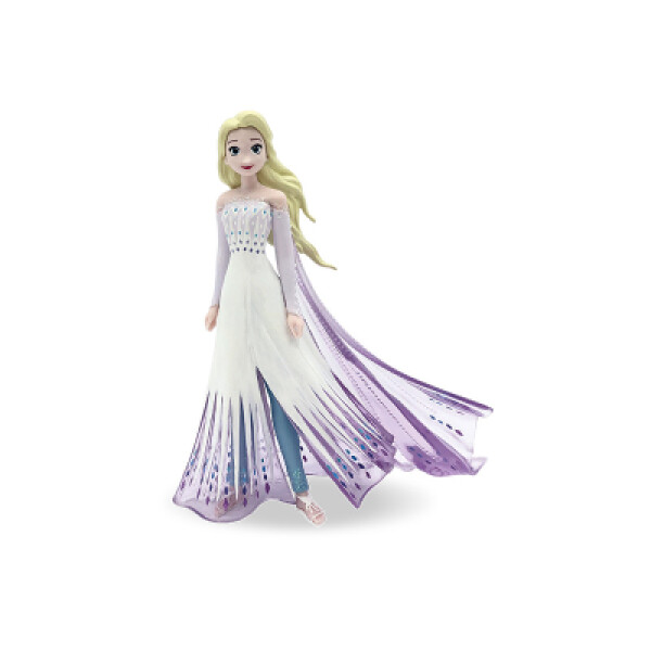 Figurka na dort Elsa bílé šaty 9,5 cm - Bullyland