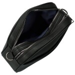 Trendy dámská koženková crossbody kabelka Karlita, černá