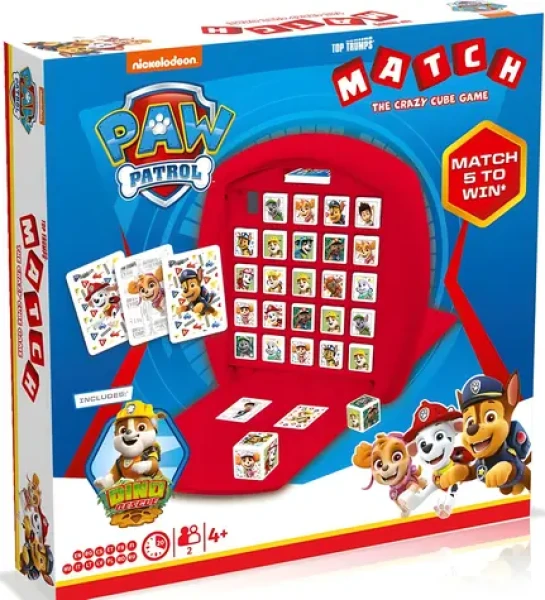 NICKELODEON Stolní hra Top Trumps Match Tlapková patrola