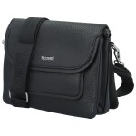 Trendy dámská koženková crossbody kabelka Coveri Longina, tmavě modrá