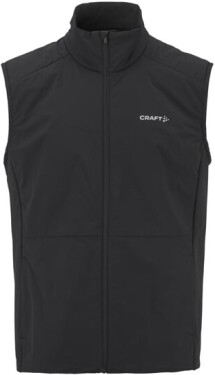Craft ADV Essence Warm 2 vesta černá - Běžecká vesta CRAFT ADV Essence Warm 2 - černá Velikost textilu: XL