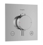 HANSGROHE - Ecostat Comfort E Termostatická baterie pod omítku, pro 2 spotřebiče, chrom 33716000