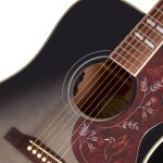 Epiphone Hummingbird Studio Translucent Ebony Burst