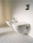 DURAVIT - Starck 3 Závěsné WC, s HygieneGlaze, bílá 2206092000