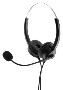 MediaRange Headset Stereo USB 2.0 černá, stříbrná / Sluchátka s mikrofonem / Binaurální / USB-A / 2 m (MROS304)