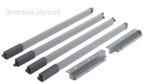 Strong SB reling 300 hranatý bílý 204mm dvojtý (402647)