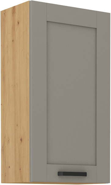Horní skříňka Luna 50 G-90 1F Barva korpusu: Dub artisan, Barva dvířek: Clay Grey
