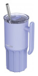 Nerezový termohrnek s brčkem Umi Lavender 720ml