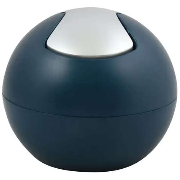 Spirella BOWL MATT mini výklopný odpadkový koš 1 L matný petrolejový / plast (7610583203779)