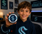Mustang Puk Seattle Kraken NHL Soundwave
