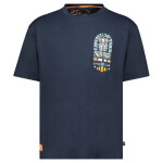 Geografické Norsko Jakado DB 254 M SY10074H/GN-Navy Tričko s