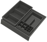 Gollinuci Koupelnový organizér antracit 322x308