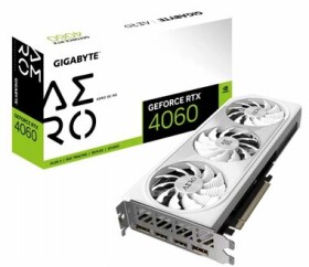 Gigabyte GeForce RTX 4060 AERO OC 8GB 1830 2550Mhz 8GB GDDR6 128bit 2x HDMI 2x DP 115W (GV-N4060AERO OC-8GD)