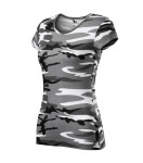 Camo Pure tričko dámské camouflage gray S