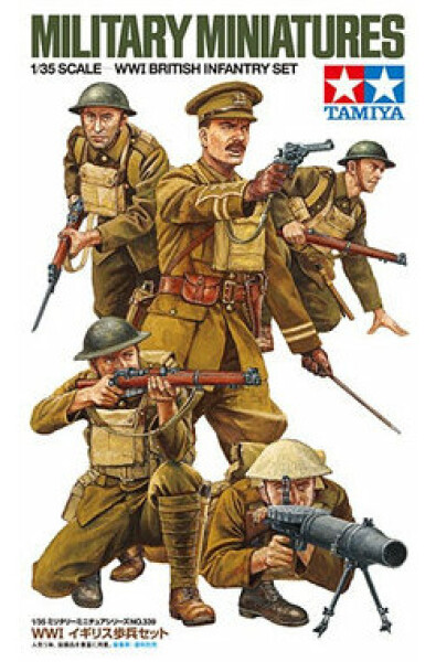 Tamiya 1:35 35339 British Infantry Set WWI