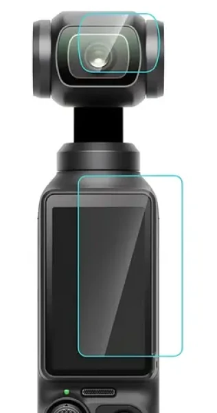 Puluz Tvrzené sklo DJI Osmo Pocket 3 / Ochranné sklo / objektiv a displej / tvrdost 9H (PU950T)