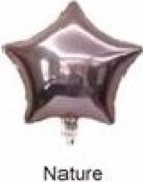 Fóliový balónek Hvězda přírodní - Moje party