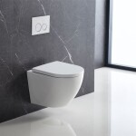 MEREO - WC závěsné kapotované, Smart Flush RIMLESS, 495x360x370, keramické, vč. sedátka CSS115SN VSD82T2