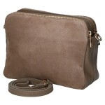 Dámská kožená crossbody kabelka Kaia, béžová