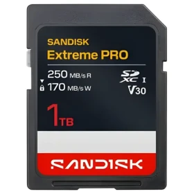 SanDisk Extreme PRO SDXC 1TB / Paměťová karta / UHS-I / U3 / čtení: 250 MB/s / zápis: 170 MB/s / vhodné pro 4K (SDSDXXJ-1T00-GSCIN)