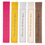 Kožená záložka se střapci Put me where the adventure begins