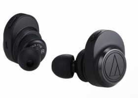 AUDIO-TECHNICA ATH-CKR7TW šedá bezdrátová sluchátka mikrofon Bluetooth 5.0 Qualcomm aptX