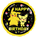 Pokémon Happy Birthday balónek fóliový 43 cm Amscan Pokémon Happy Birthday balónek fóliový 43 cm Amscan