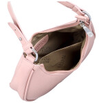 Trendy dámská koženková kabelka na rameno Tricia, růžová