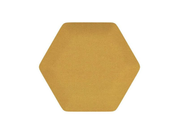 Čalouněný nástěnný panel Riwiera, Hexagon 6×15 cm (hořčicová, kód barvy 41)