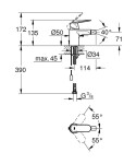 GROHE - Eurosmart Cosmopolitan Bidetová baterie, chrom 32840000