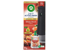 Air Wick Active Fresh Automatický difuzér a náplň na vodní bázi zimní punč 228ml