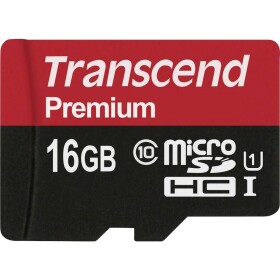 Transcend Premium paměťová karta microSDHC Industrial 16 GB Class 10, UHS-I - Transcend 16 GB microSDHC UHS-I U1 TS16GUSDCU1