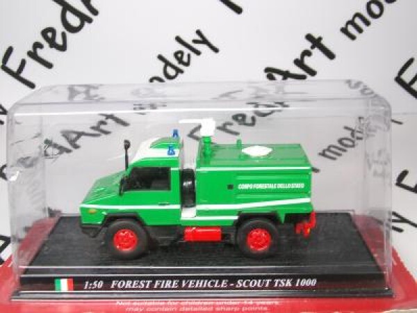 HASIČI - FOREST FIRE VEHICLE - SCOUT TSK 1000 - DEL PRADO 1:50