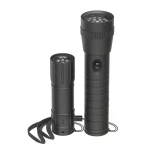 Hama FL-DUO černá / LED svítilna / sada 2 ks / hliník / baterie AAA