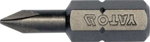 YATO YT-78130 / Bit křížový 1/4" PH0 x 25 mm / 10 ks (YT-78130)