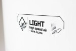 Jet Dryer LIGHT Bílý ABS plast 8596220013309