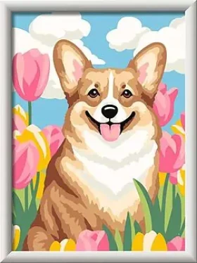 Ravensburger 120232582 CreArt Hedvábný Corgi