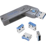 Smartkeeper zámek portu USB CSK-PC01P sada 10 ks červená, nerezová ocel bez klíče, Permanentní pojistka CSK-PC01P