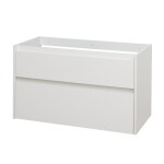 Mereo Opto, koupelnová skříňka 100 cm, bílá CN912SN