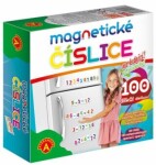 Magnetické číslice na lednici 100 dílků