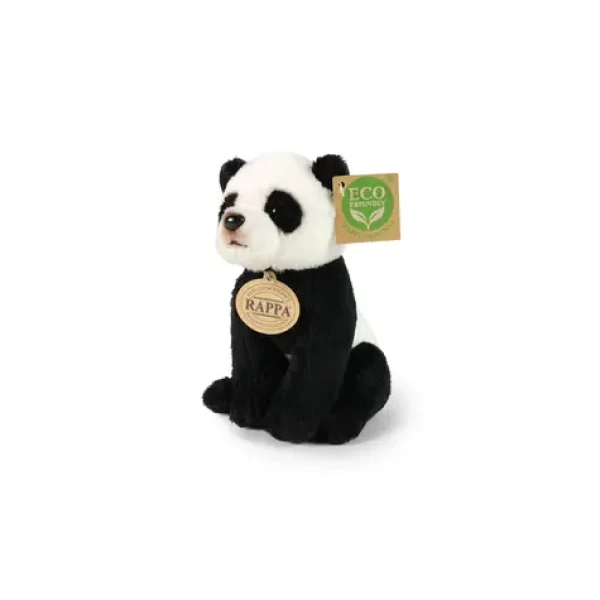 RAPPA Plyšová panda sedící 15 cm